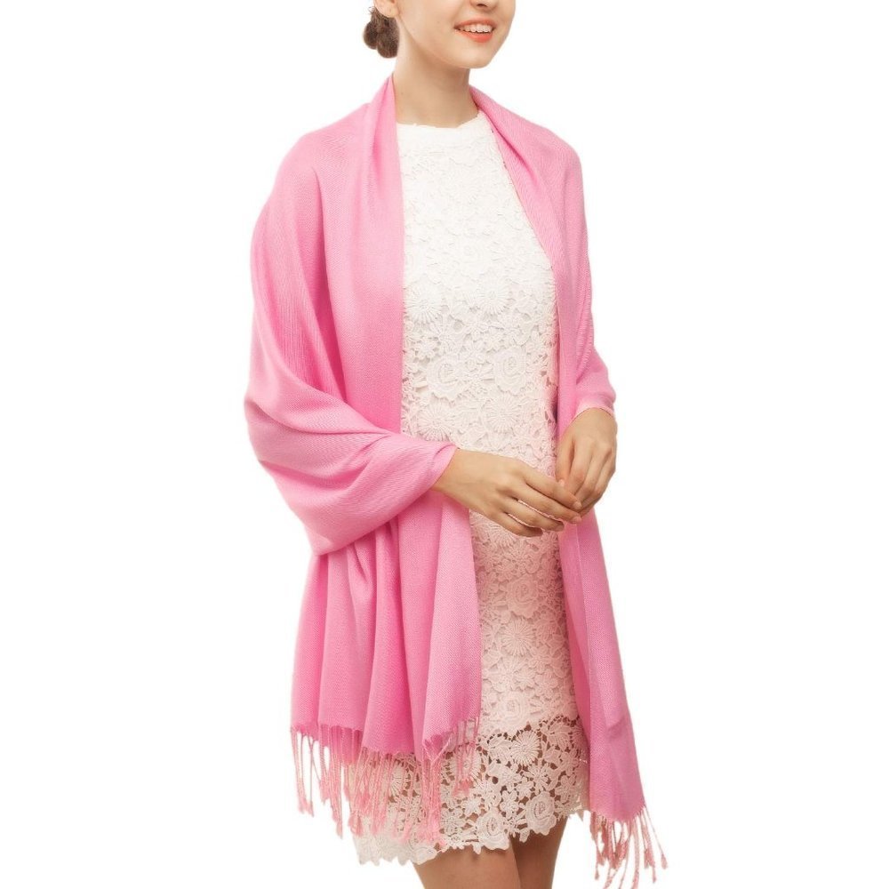 Evening Pink Shawls  Wraps